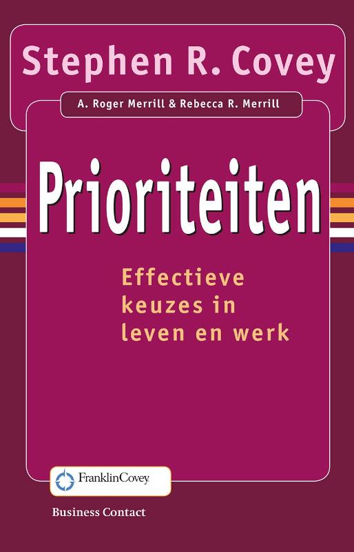 Omslag van Prioriteiten