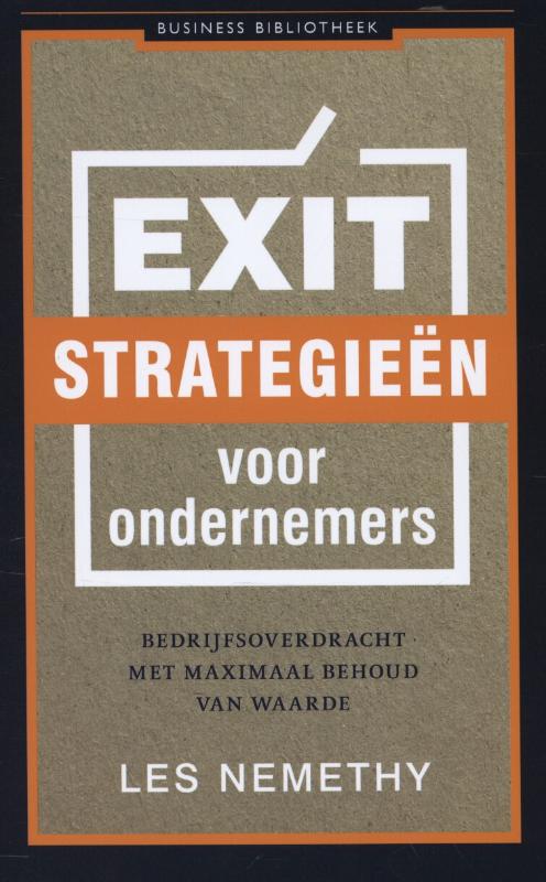 Omslag van Exitstrategieen voor ondernemers