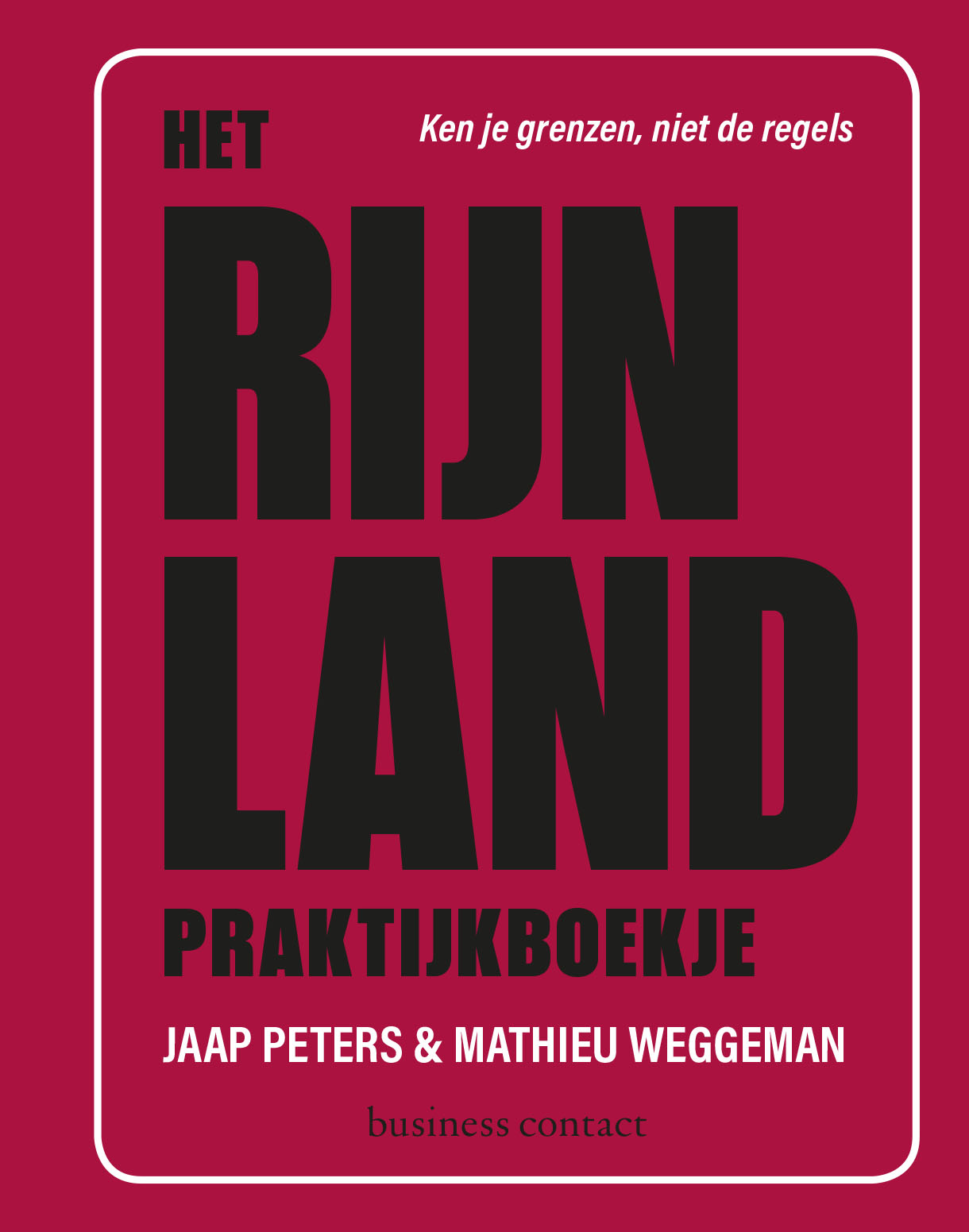 Omslag van Het Rijnland praktijkboekje