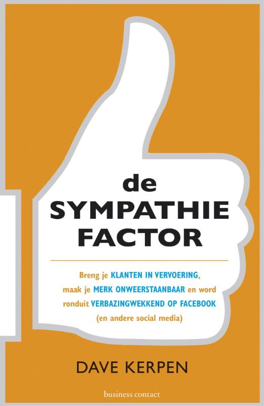 Omslag van De sympathiefactor