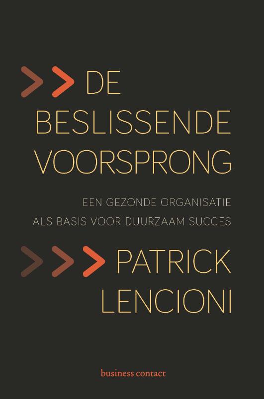 Omslag van De beslissende voorsprong