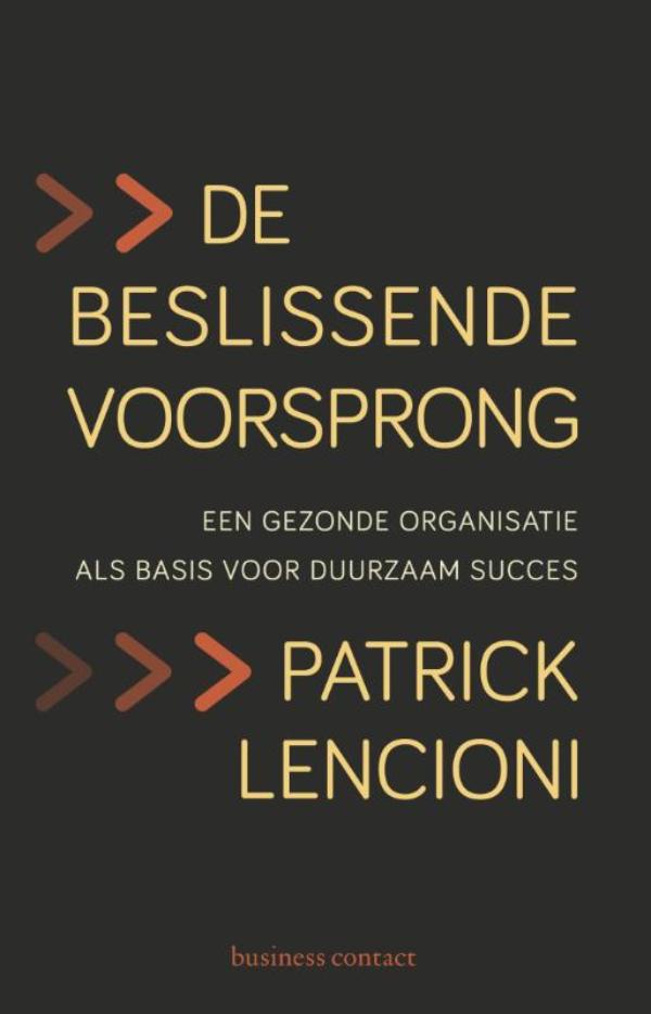Omslag van De beslissende voorsprong