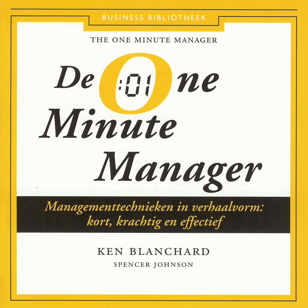 Omslag van De one minute manager