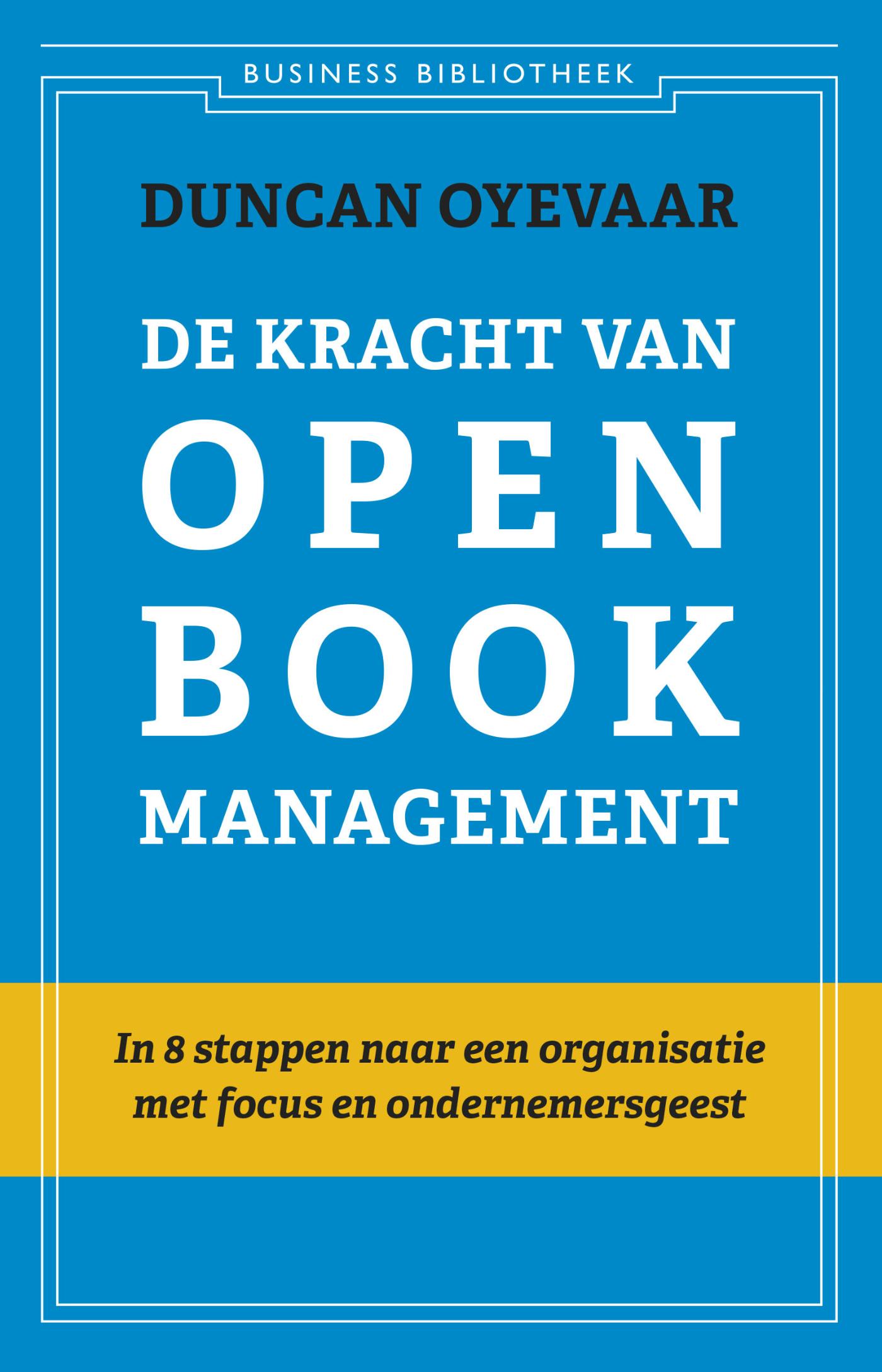 Omslag van De kracht van Open-Book management