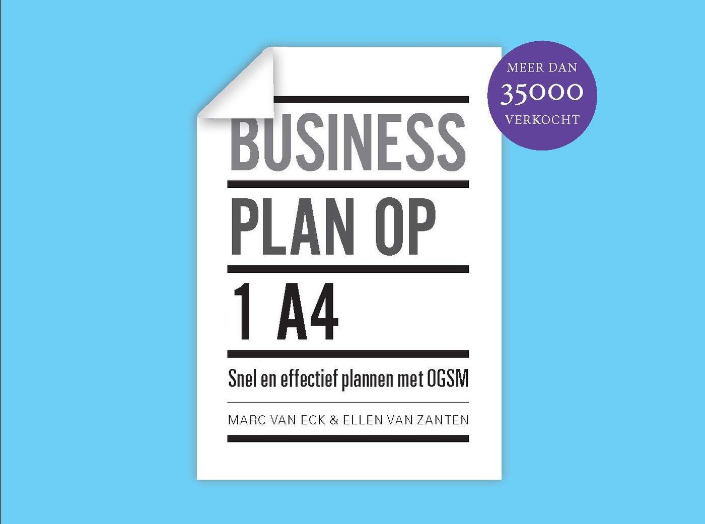 Omslag van Businessplan op 1 A4