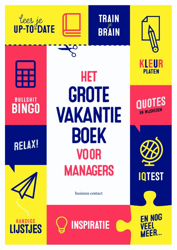 Omslag van Het grote vakantieboek voor managers