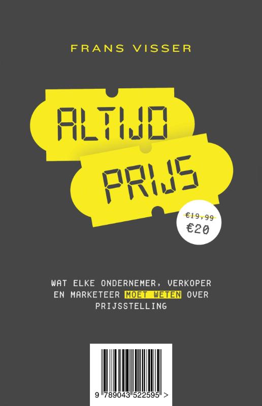 Omslag van Altijd prijs