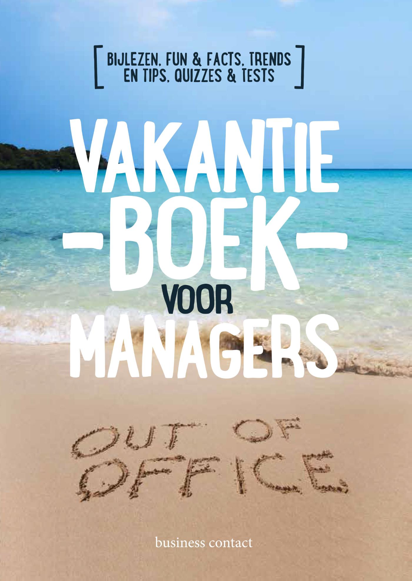 Omslag van Vakantieboek voor managers