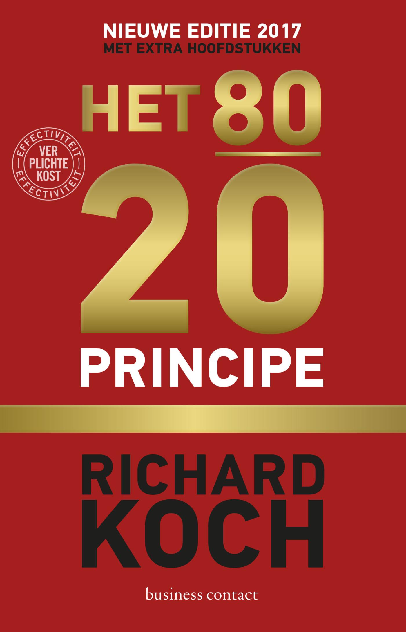 Omslag van Het 80/20- principe