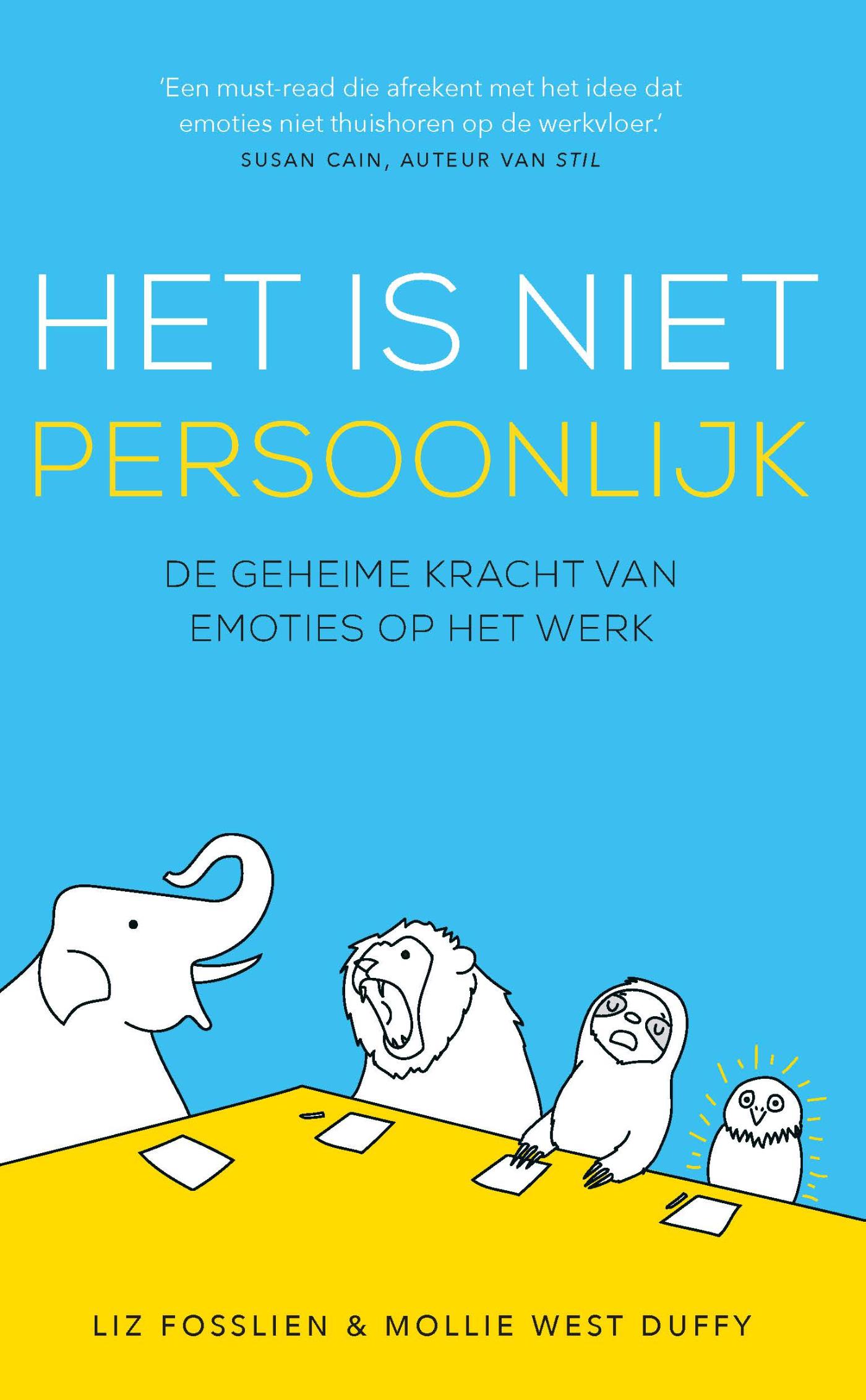 Omslag van Het is niet persoonlijk