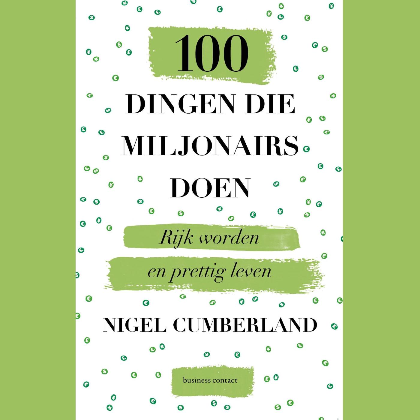 Omslag van 100 dingen die miljonairs doen