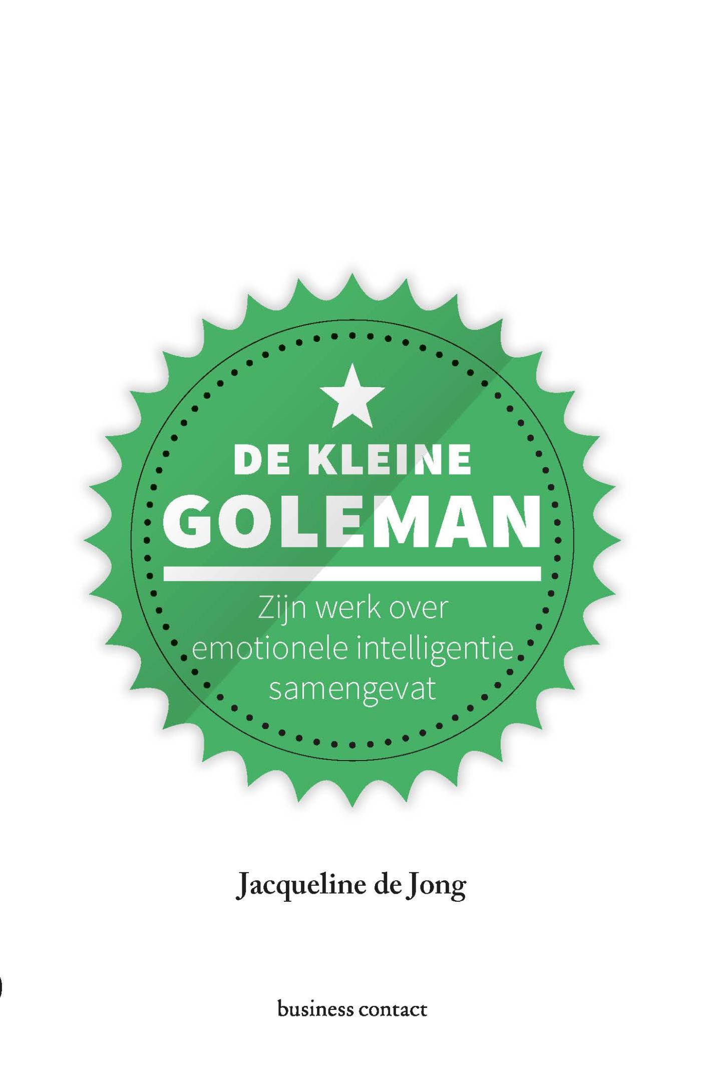 Omslag van De kleine Goleman