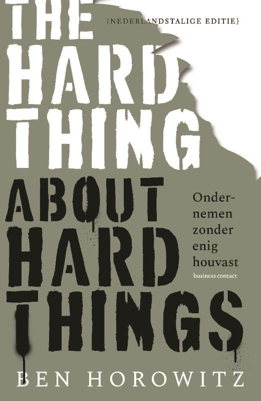 Omslag van The Hard Thing about Hard Things