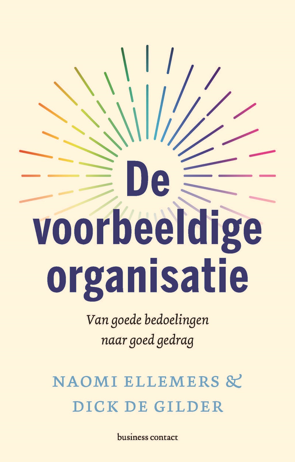 Omslag van De voorbeeldige organisatie