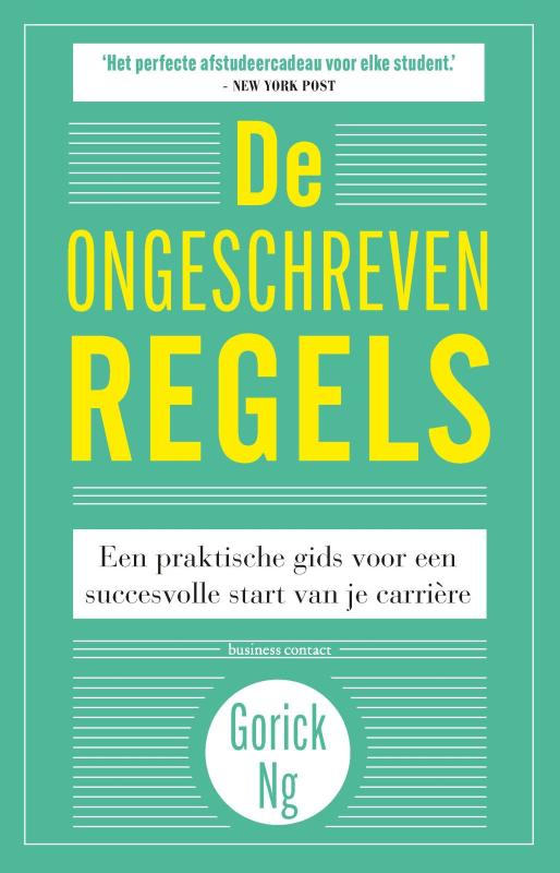 Omslag van De ongeschreven regels