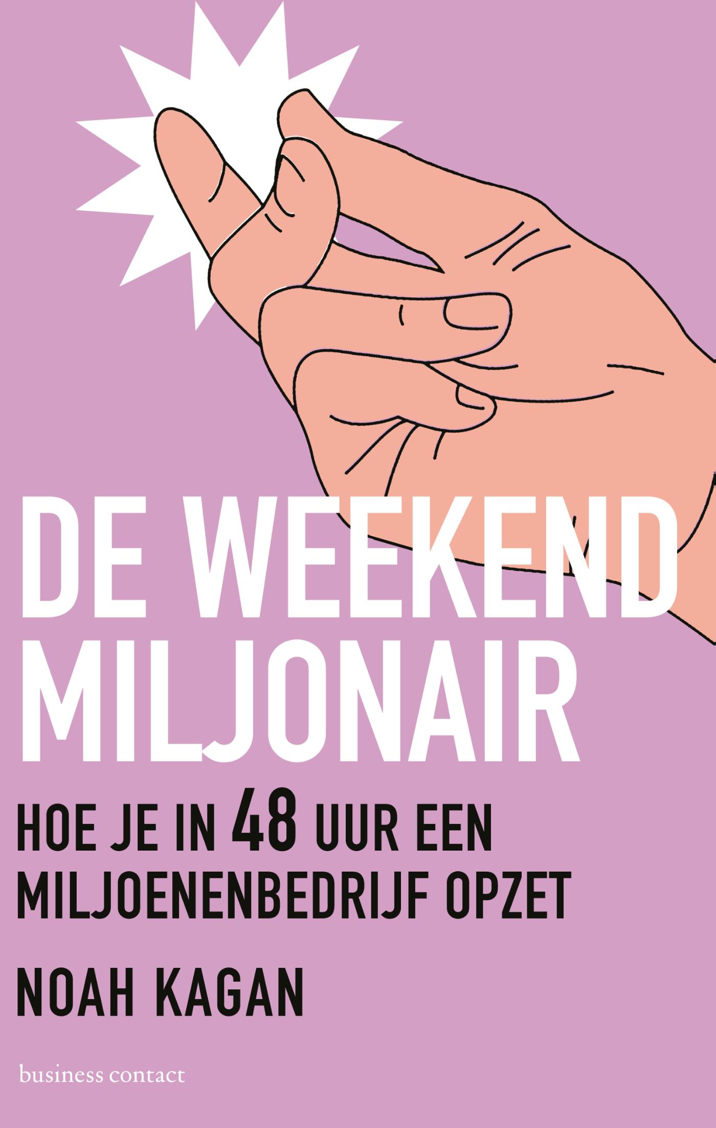 Omslag van De weekendmiljonair