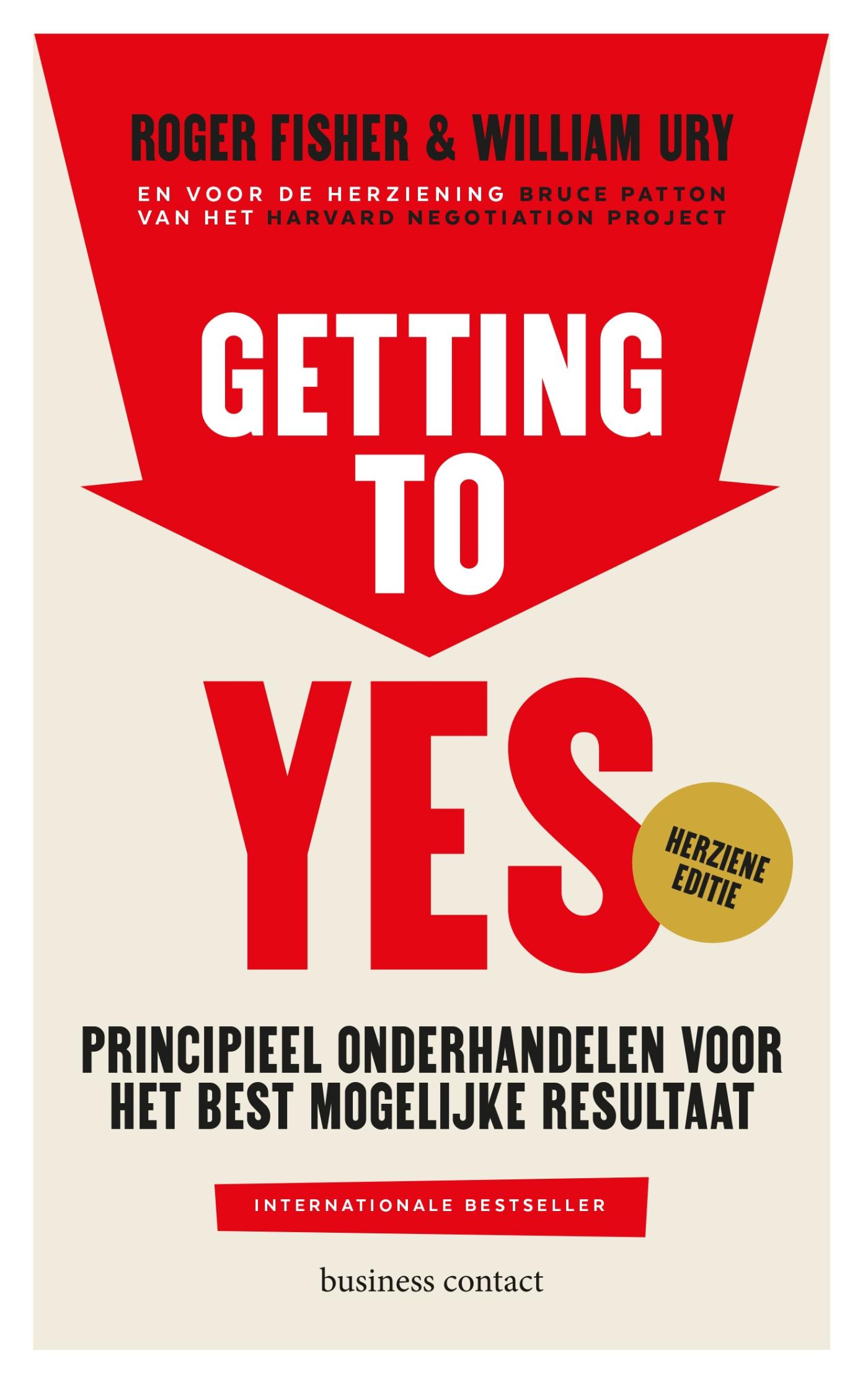 Omslag van Getting to Yes
