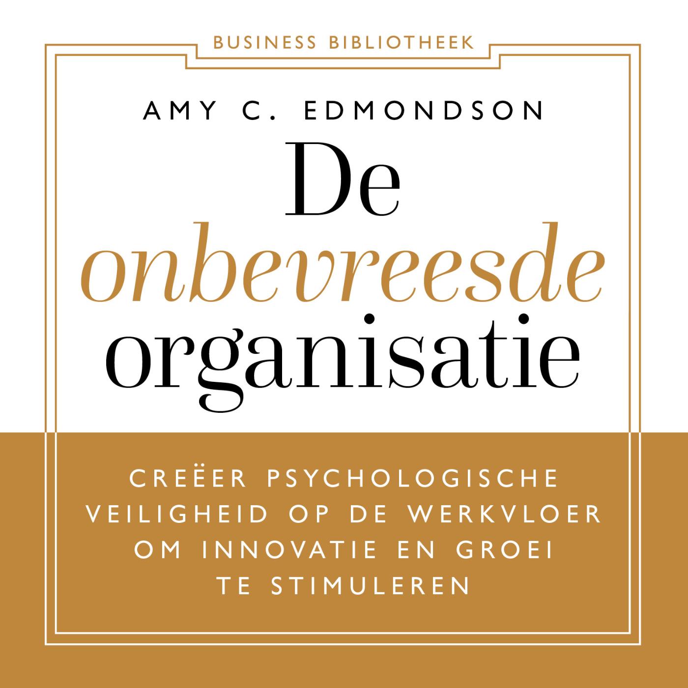 Omslag van De onbevreesde organisatie