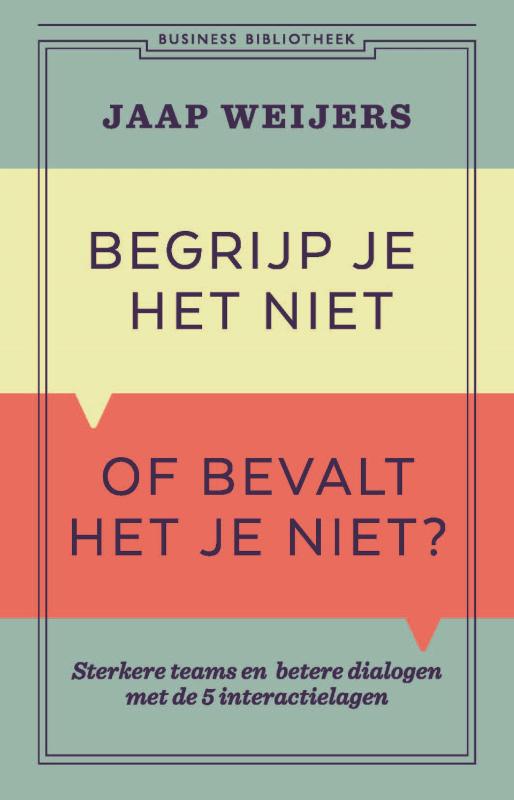 Omslag van Begrijp je het niet of bevalt het je niet?