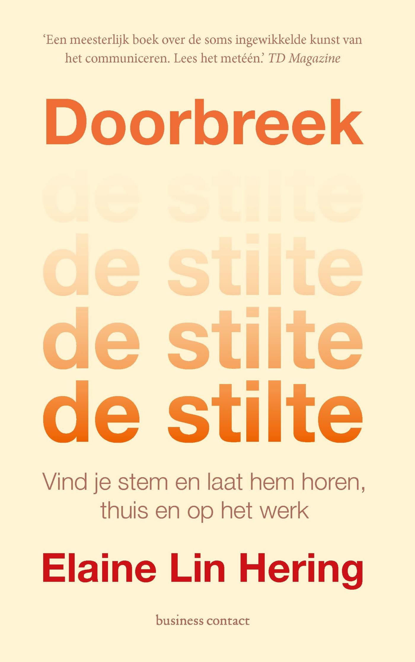 Omslag van Doorbreek de stilte