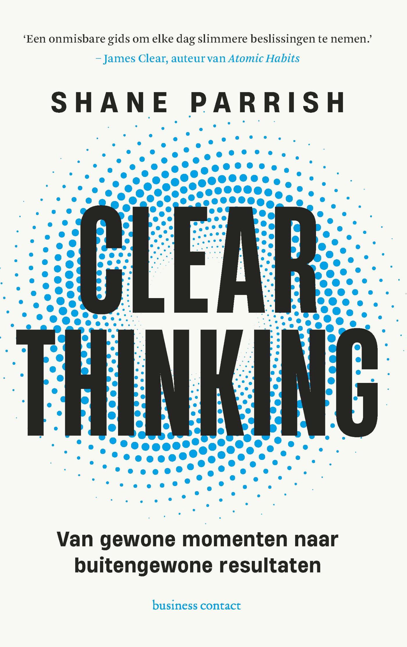 Omslag van Clear thinking