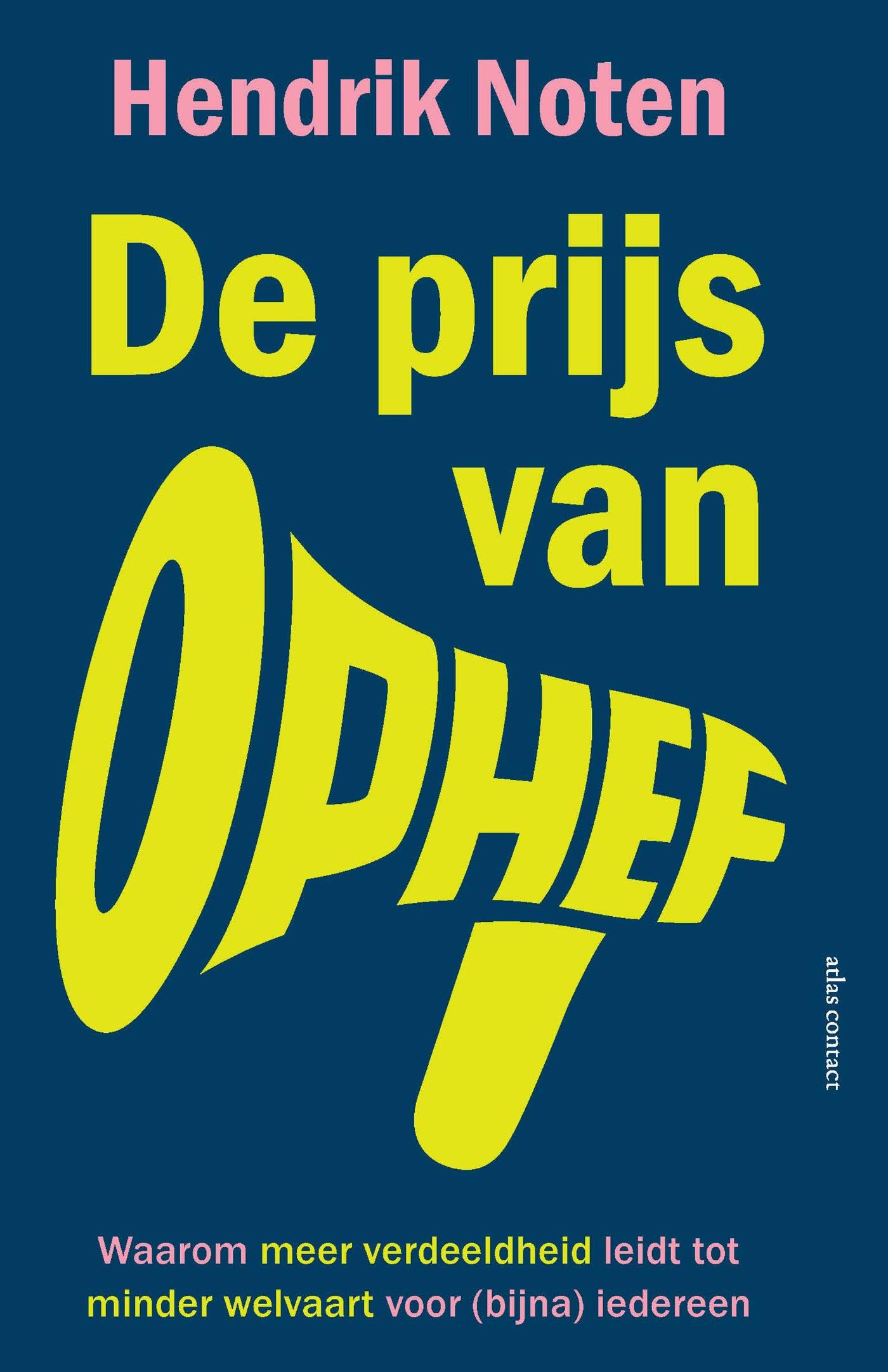Omslag van De prijs van ophef