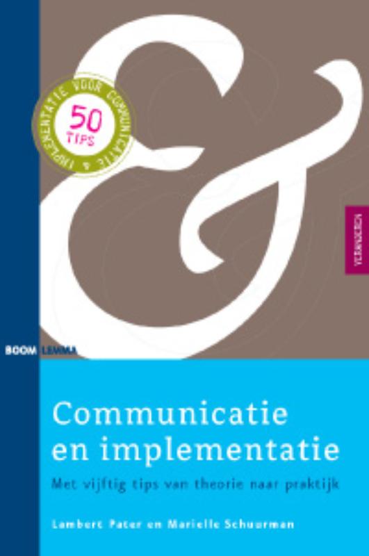 Omslag van Communicatie en implementatie