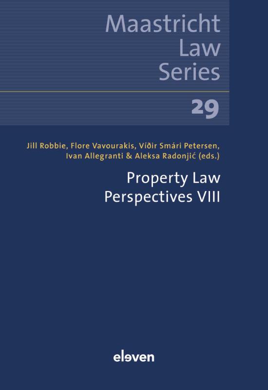Omslag van Property Law Perspectives VIII