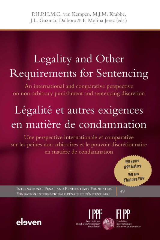 Omslag van Legality and Other Requirements for Sentencing / Légalité et autres exigences en matière de condamnation