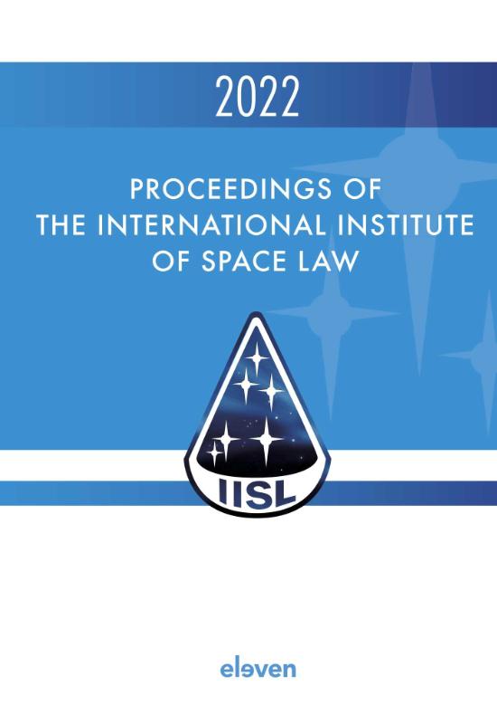 Omslag van Proceedings of the International Institute of Space Law 2022