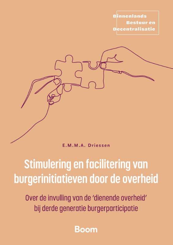 Omslag van Stimulering en facilitering van burgerinitiatieven door de overheid
