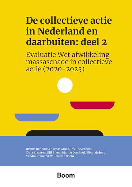 Omslag van De collectieve actie in Nederland en daarbuiten: deel 2