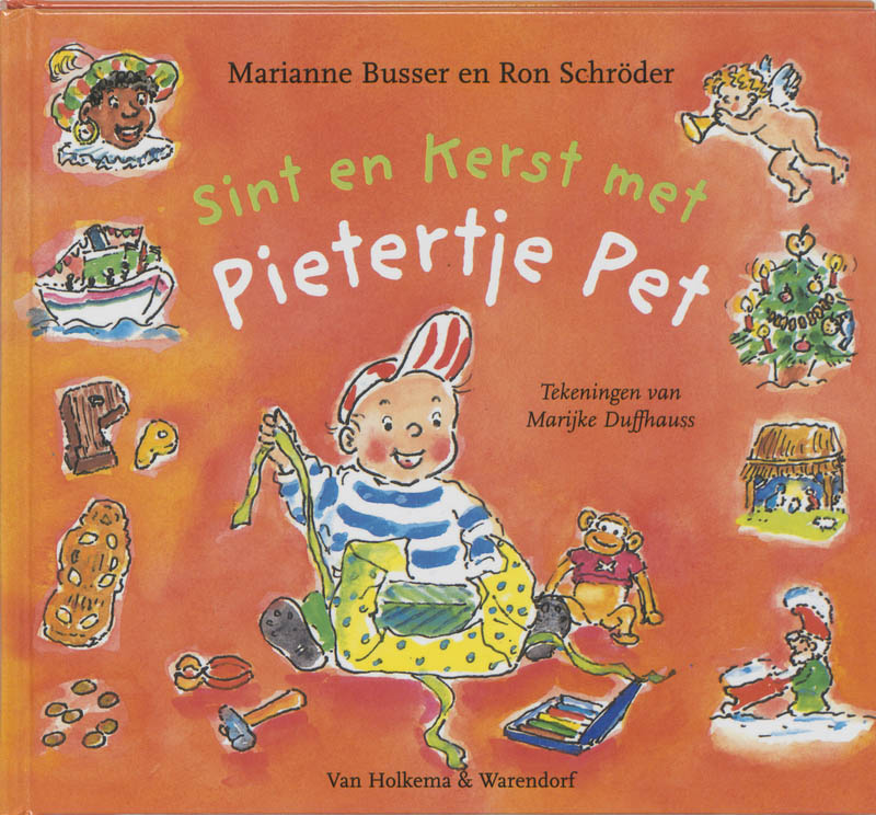 Omslag van Sint en kerst met Pietertje Pet
