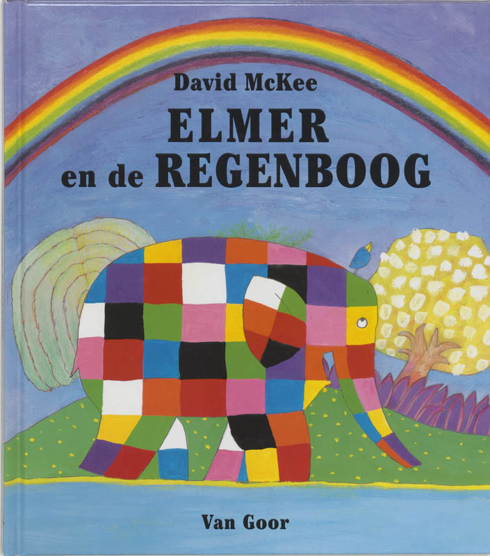 Omslag van Elmer en de regenboog