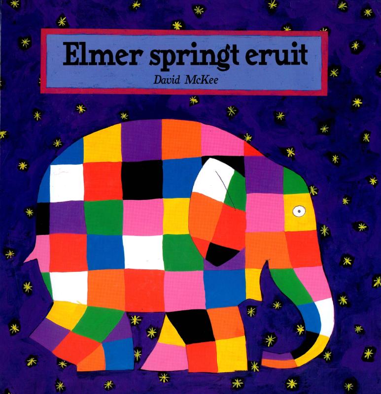 Omslag van Elmer springt eruit!