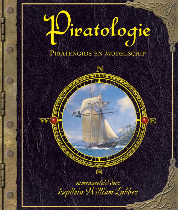 Omslag van Piratologie met piratenschip