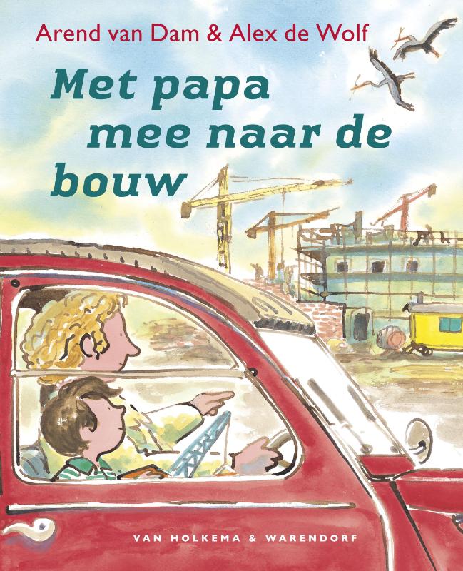 Omslag van Met papa mee naar de bouw