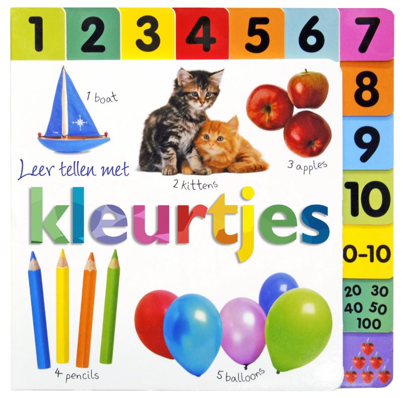 Omslag van Leer tellen met kleurtjes