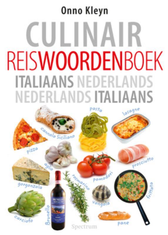 Omslag van Culinair reiswoordenboek Italiaans - Nederlands, Nederlands - Italiaans
