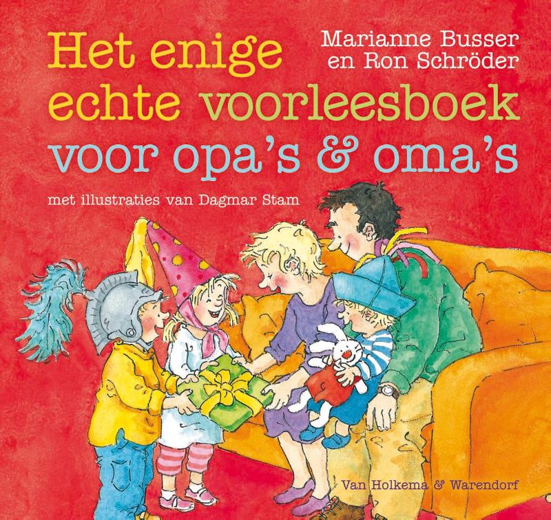 Omslag van Enige echte voorleesboek voor opa's en oma's