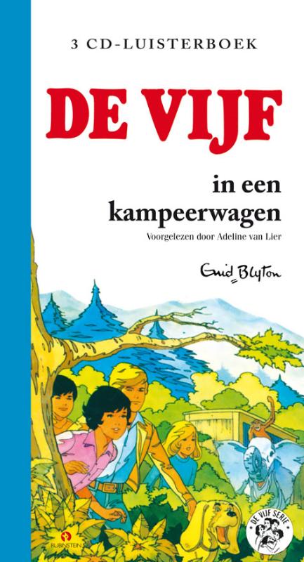Omslag van De vijf in een kampeerwagen