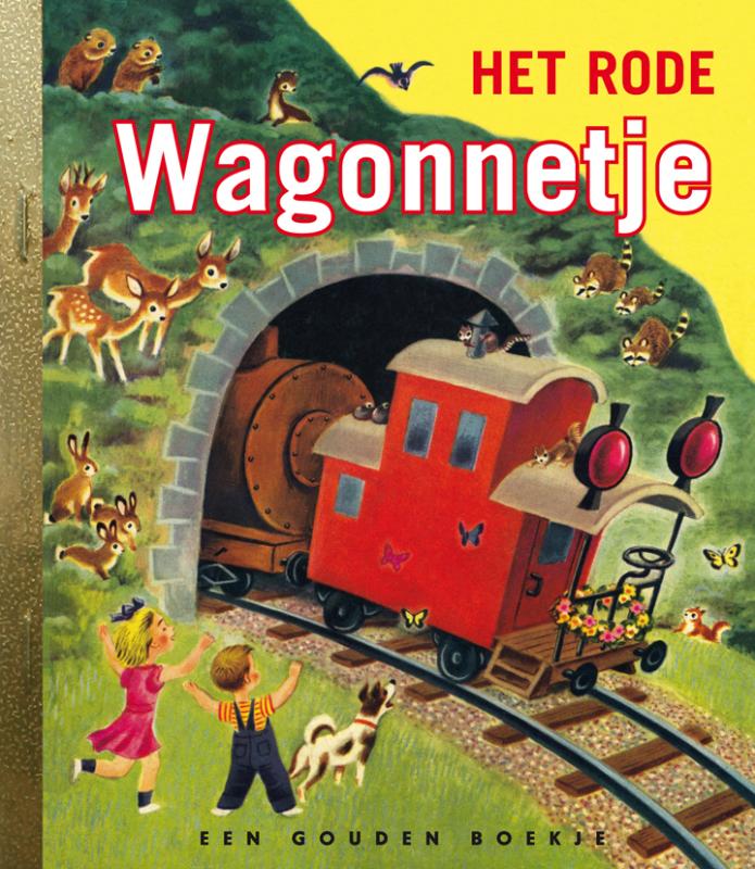 Omslag van het rode wagonnetje