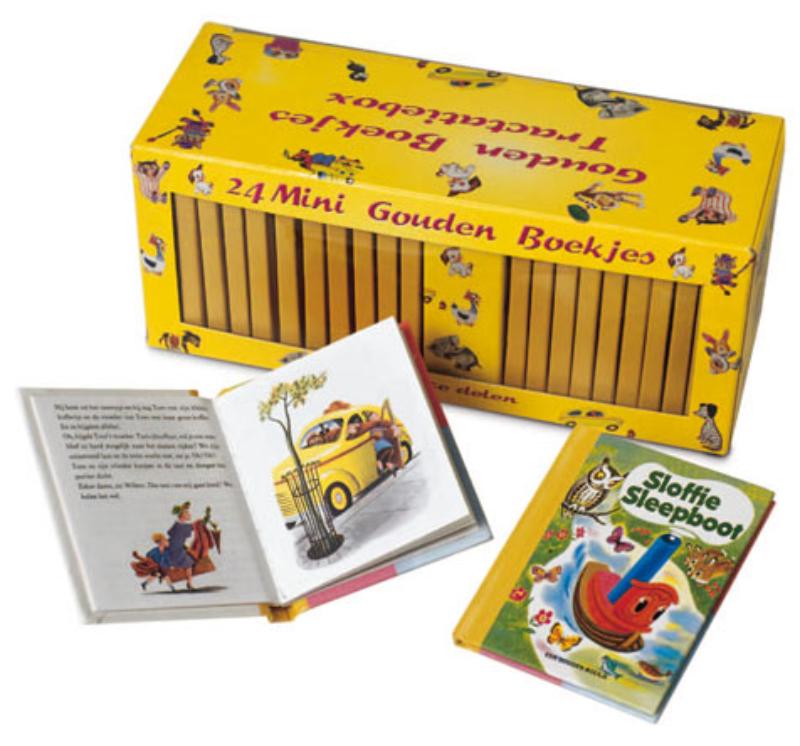 Omslag van Gouden Boekjes jubileum traktatiebox