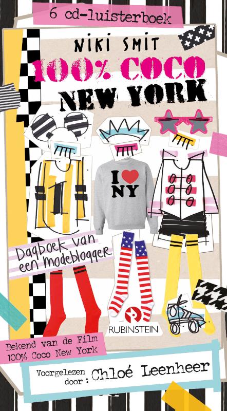 Omslag van 100% Coco New York 6 CD Luisterboek