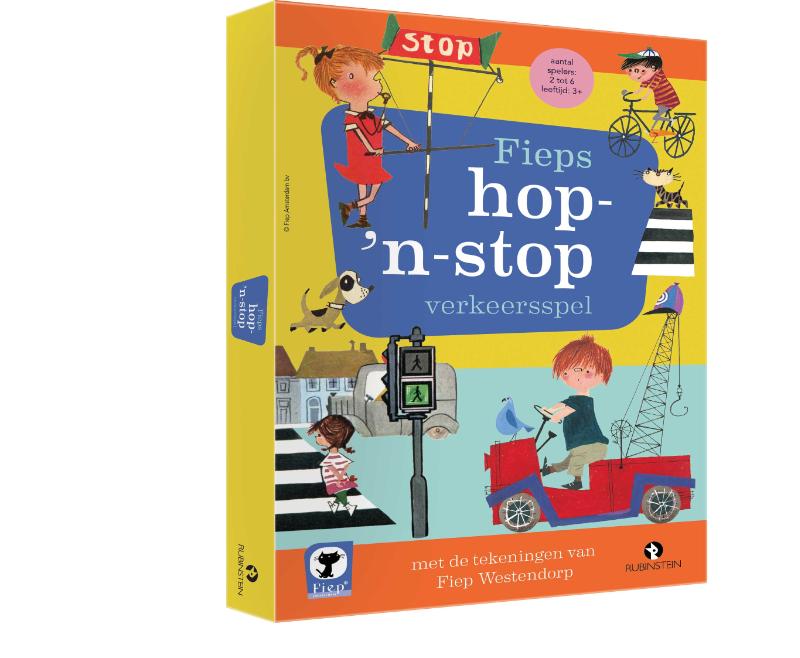 Omslag van Fiep Hop en Stop Verkeersspel