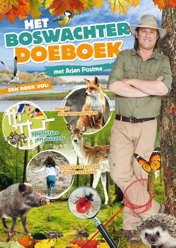 Omslag van Boswachter doeboek met Arjan Postma