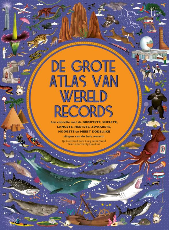 Omslag van De grote atlas van wereldrecords