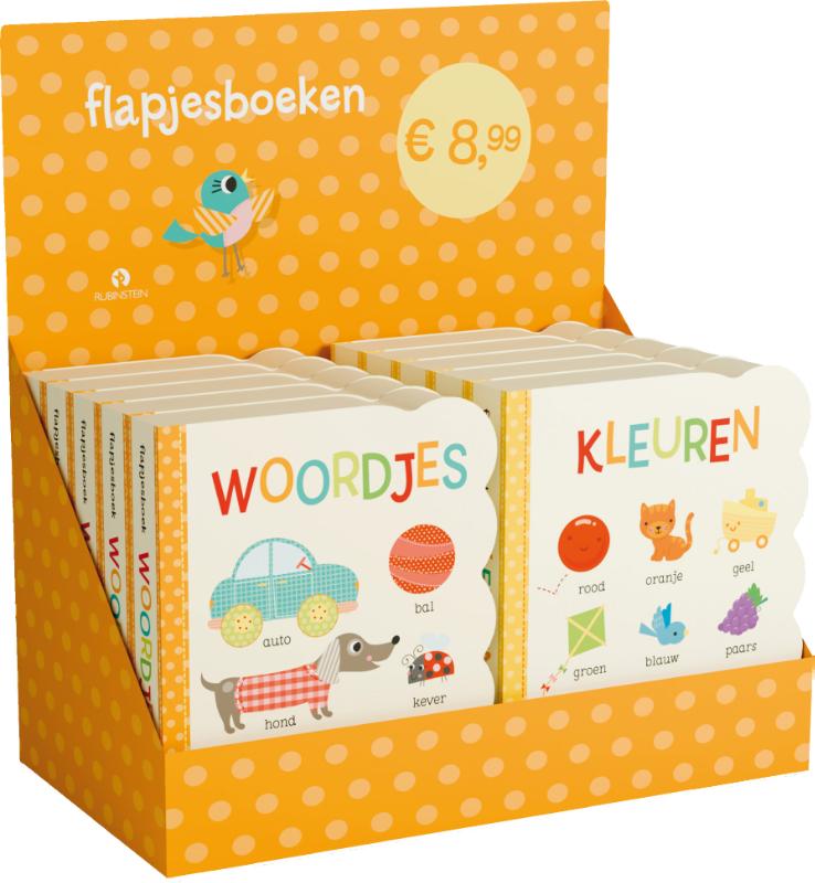 Omslag van 5x Woordjes en 5x Kleuren in Display