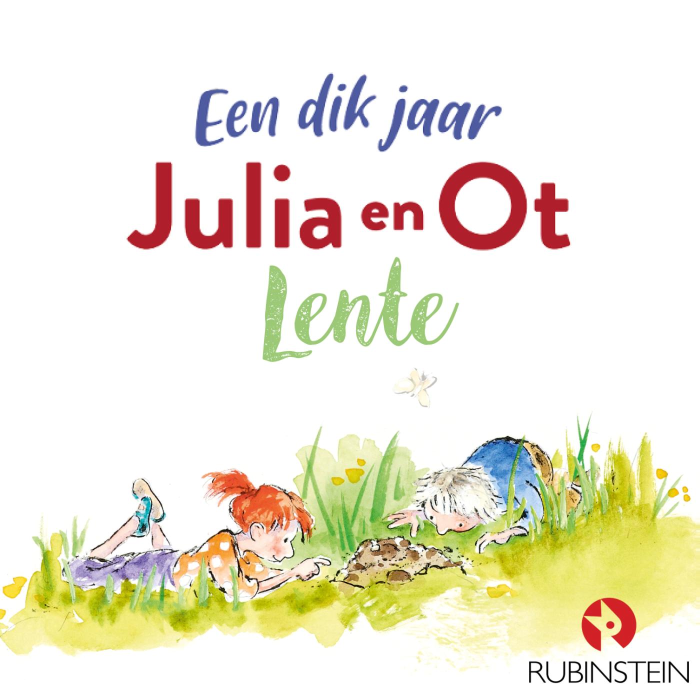 Omslag van Een dik jaar Julia en Ot - lente