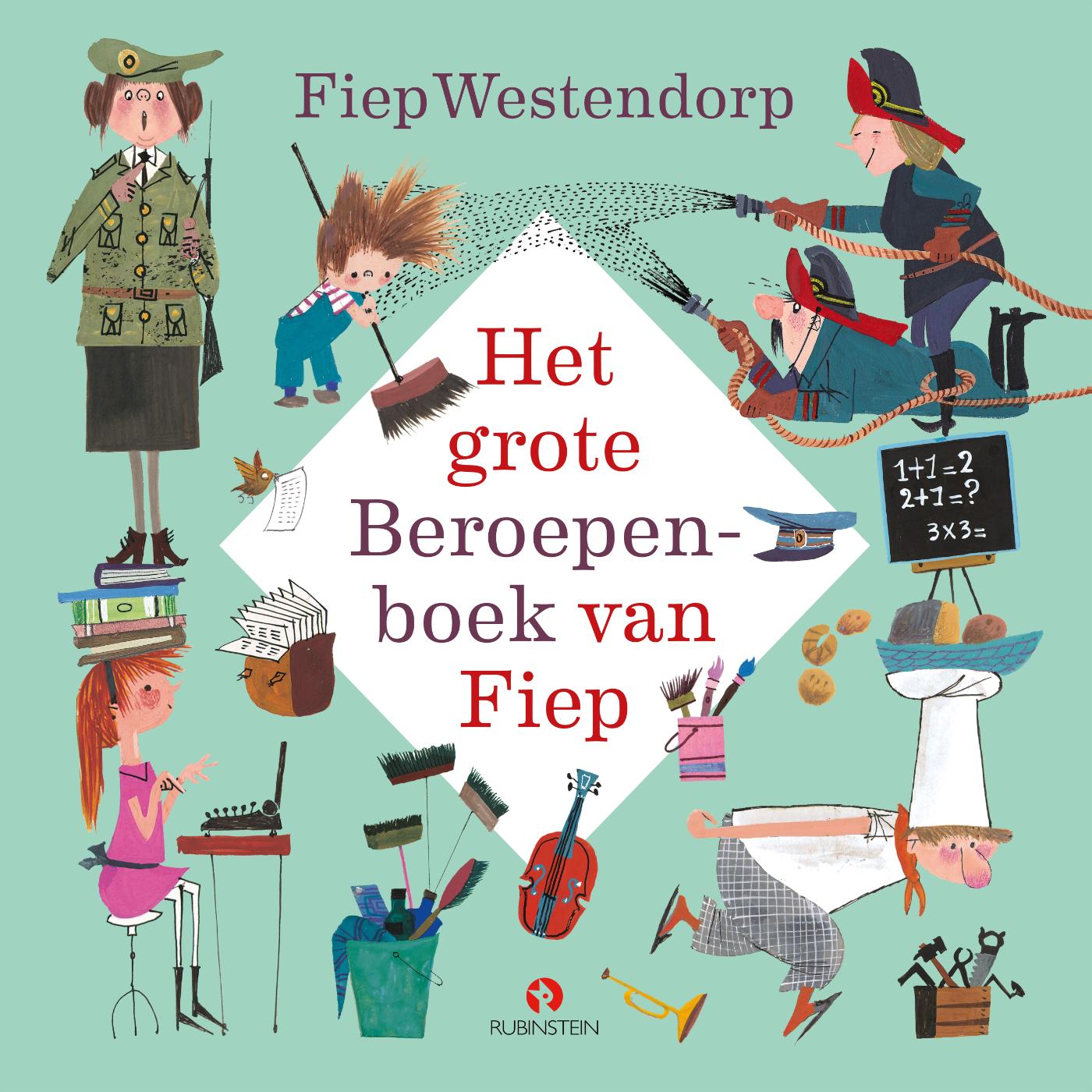 Omslag van Het grote beroepenboek van Fiep